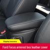 Leather Armrest Box Cover for Ford Focus 2015-2020
