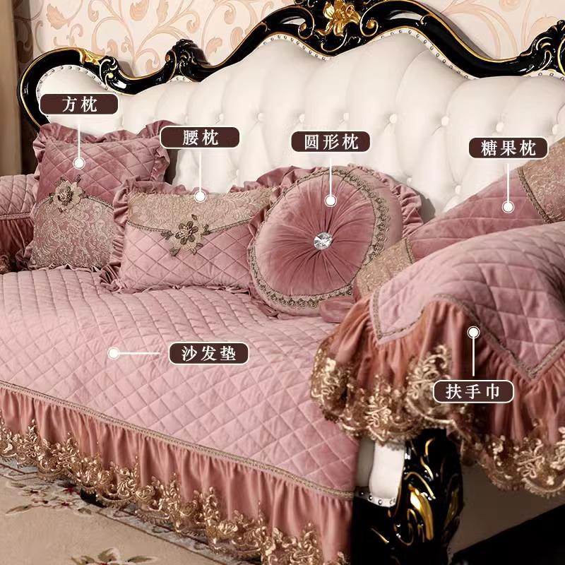 Sofa Cushion, Universal In All Seasons, Non-Slip, Light Luxury, High-End Thickened Seat Cushion, Sofa Cover, Backrest Towel, Cover Cloth, New Model