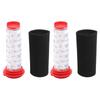 Foam Insert Kit+Washable Stick Filter for Bosch Athlet Cordless Handheld Vacuum Cleaner BCH6L2560 BCH6L2561 BCH6255N1 BBH625W60