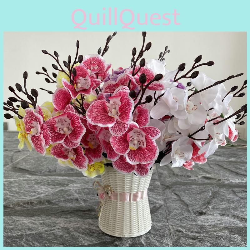 Simulated Bouquet Orchid For Wedding Decoration Home Living Room Arrangement
