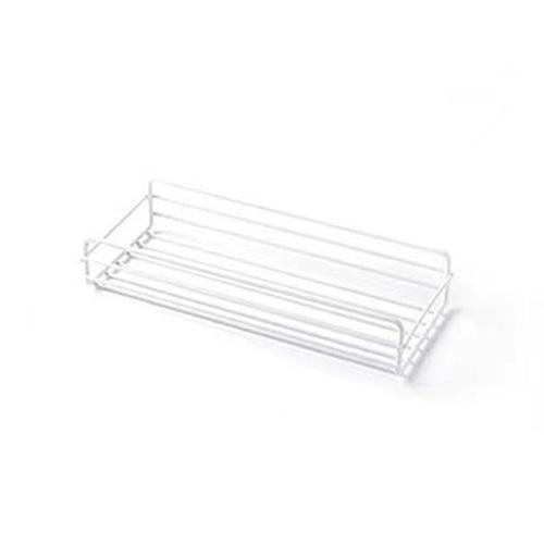 Wrought Iron Bathroom Storage Shelf Wall Hanging Shower Gel Storage Shelf Square Perforation-free Seamless Finishing Shelf Storage Shelf