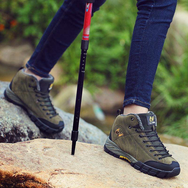 Moda Hombre y Mujer Pareja Plus Velvet Zapatos de Senderismo  Antidesrizantes Botas Deportivas al Aire Libre Zapatillas Sneakers comprar  a buen precio — entrega gratuita, reseñas reales con fotos — Joom
