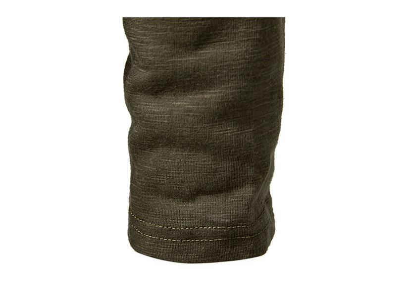 Men's Bamboo Cotton Henley Long Sleeve T-Shirt