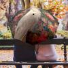 Flower Parrot  Pattern, Automatic Folding Umbrella, Portable and Foldable Design, 8 Ribs, a Christmas or Birthday Gift.