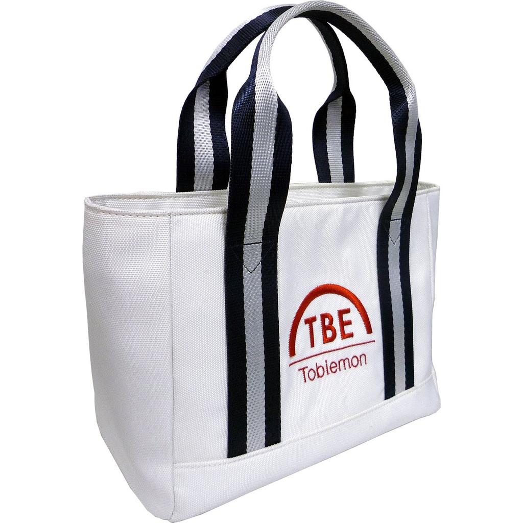 TOBIEMON Tote Bag White White T-TTBG