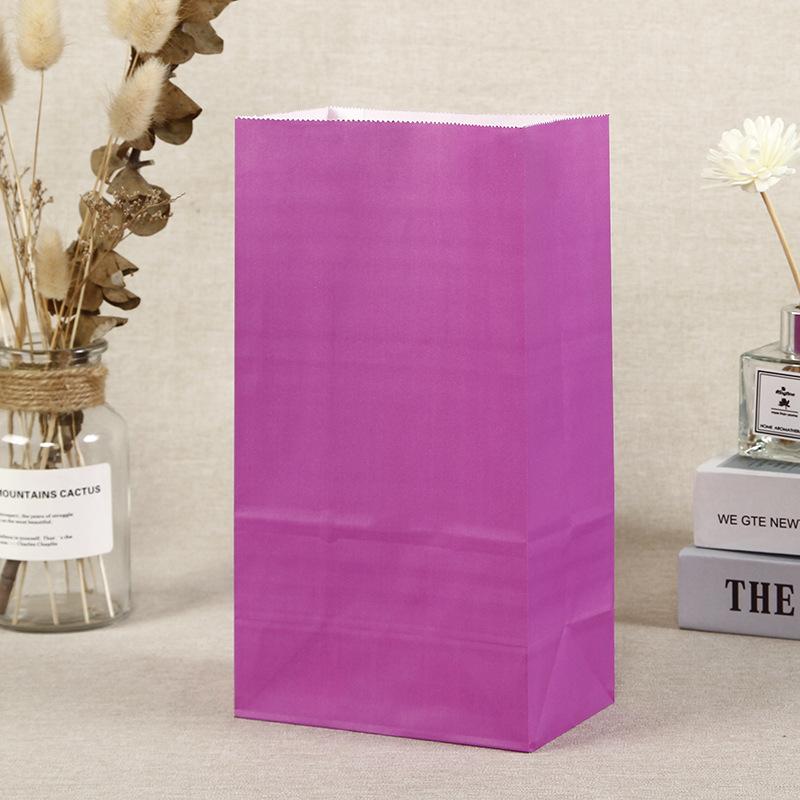 10/20/50pcs Paper Candy Bags Food Packaging Paper Bag Gift Bags Baby Shower Birthday Wedding Party Decoration Paper Craft Bags