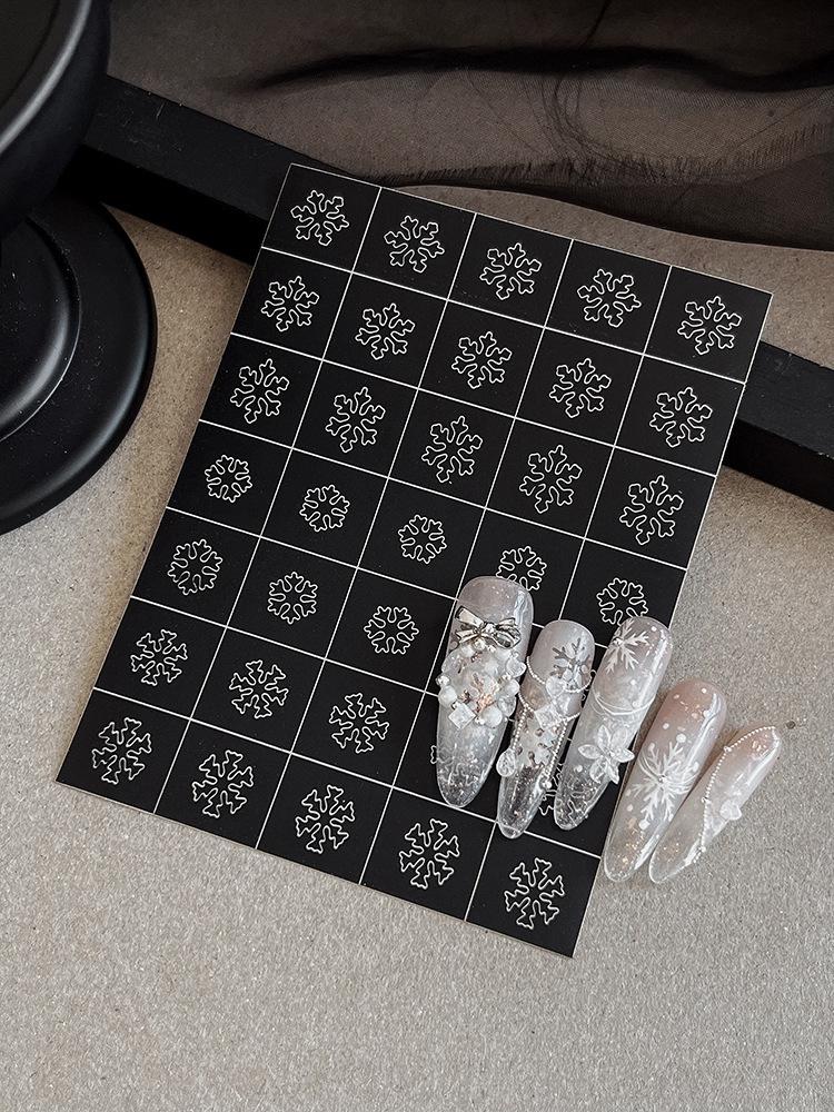 Nail Art Accessories: Adhesive Stickers, Star & Butterfly Designs, Glue Pads, Spray Paint, Small Decor Elements