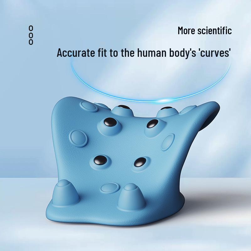 C-shaped Cervical Vertebrae Acupressure Pillow for Neck and Shoulder Massage