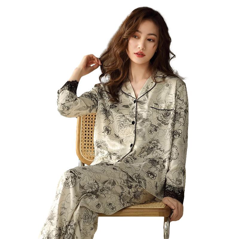 Spring And Summer Chinese Style Pajamas Two-Piece Temperament Women'S Casual And Comfortable Loungewear Cover