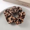Durable High Elasticity Leopard Print Scrunchie for Adults
