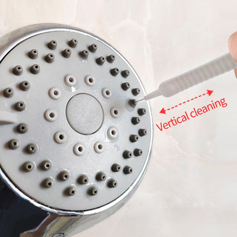 1/10/20pcs Household Shower Cleaning Brush Bathroom Shower Head Cleaner Showerhead Nozzle Hole Gap Blockage Cleaning Tool