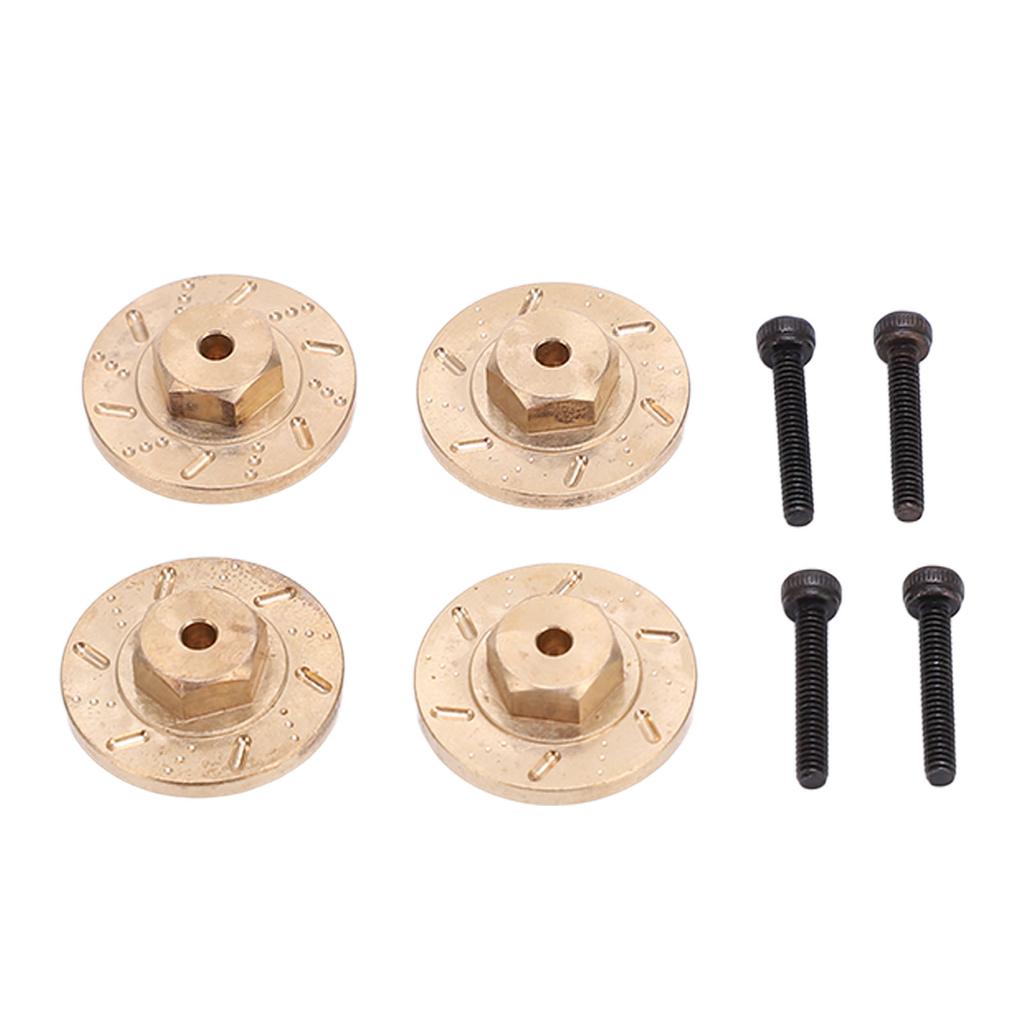 RC Brass Hexagonal Counterweight Adapter Wheel Weights Hex Adapter for Kyosho for Mini Z for Wrangler 1 18 1 24 RC Car