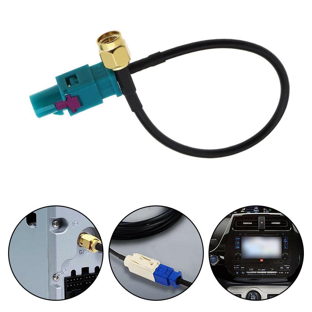 Universal Antenna Adapter Cable Fakra-Z Male To SMA Male Plug For GSM GPS DAB TV Antennas RG174 Cable