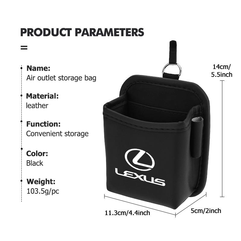 For Lexus Car Car Air Outlet Storage Box Phone Glasses Organizer Auto Styling Accessories RX350 IS250 CT200h ES250 ES300h NX300hBL1