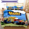3pcs Bob the Builder Bedding Set Duvet Cover Closure Includes 1 Duvet Cover & 2 Pillowcases, Soft and Comfortable for All Seasons.