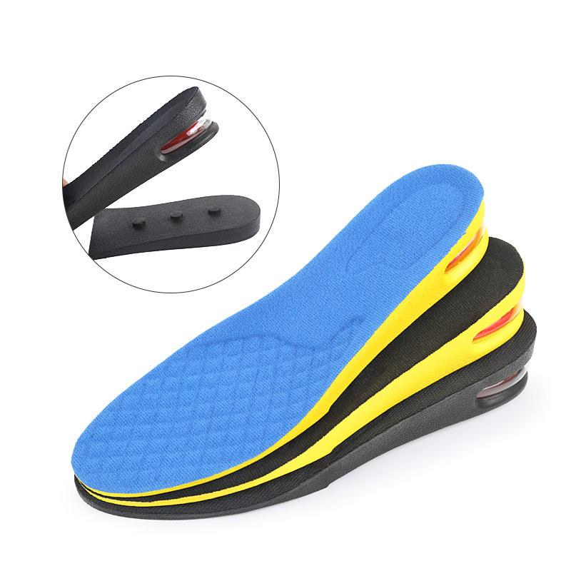 Two-layer PU Foam Insole 5cm Inner Height-increasing Insole Men's Invisible Sports Inner Height-increasing Pad Shock-absorbing Leisure Full Pad