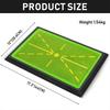 Golf Swing Practice Mat with Ball Trajectory Tracking for Indoor/Outdoor Use