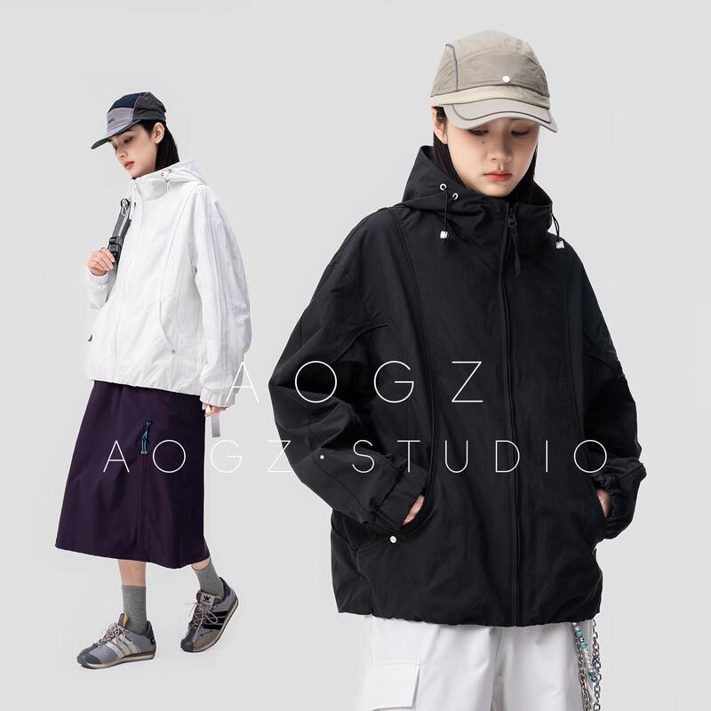 

AOGZ Functional Hooded Workwear Windbreaker Jacket 4XL