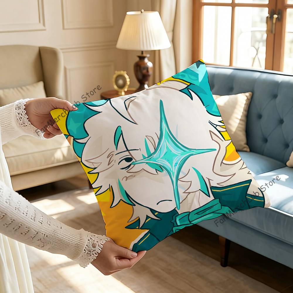 Heißes Spiel Cartoon PPhightingS Kissenbezug Kissenhülle Kissen Plüsch Jungen Mädchen Cartoon Anime Kawaii Dekoration Kinder Geburtstagsgeschenke