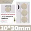 Gold Thermal Adhesive Round Sticker Paper for Lunch Box & Food Retention Labels