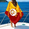1pc Football6 Beach Towel with Custom Name, Beach/Swimming/Bath/Picnic/Camping Towel, Suitable for Seaside Beaches