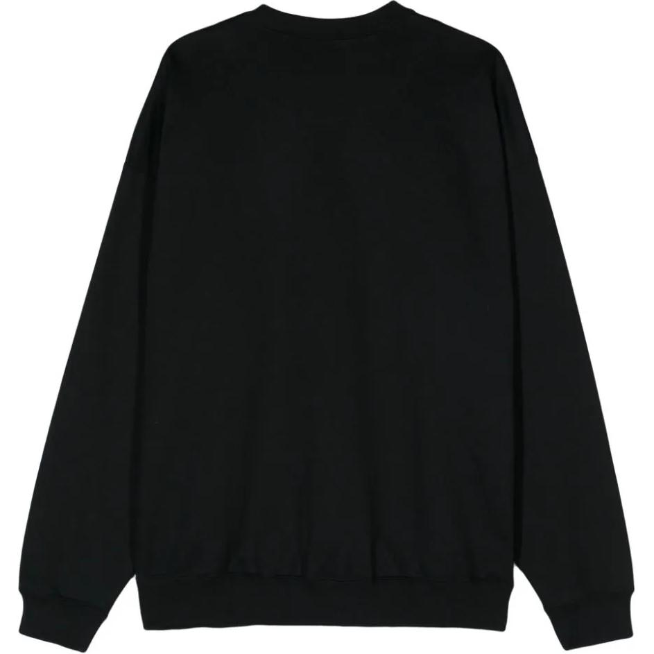 Y-3 Solid Color Crew Neck Pullover Long Sleeve Sweatshirt Women sweatshirt Black IW0075