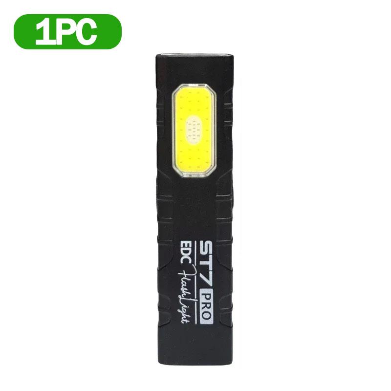 ST7 PRO EDC Light Source Features Laser Pointer Function Flashlight Mode Magnetic Base Pocket Clip ABS Build Camping Hiking