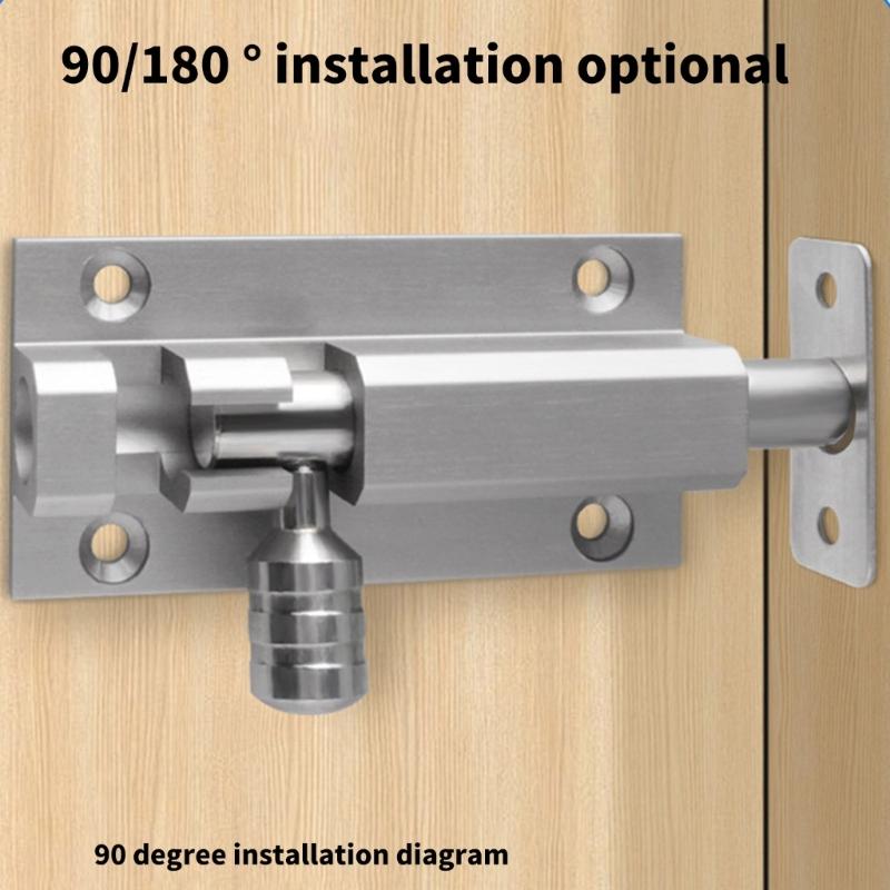 Modern Stainless Steel Door Bolt Cabinet Latches Corrosion Resistant For Enhances Property Security Installation