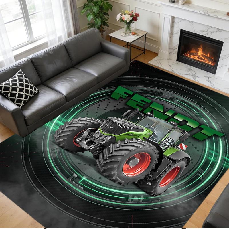 Fendt Print Crystal Velvet Plush Rug Wear?Resistant Anti?Slip Floor Mat For Indoor Household Decoration