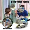 Cosplay Props Halloween Dinosaur Mask Moving Jaw Dragon Headwear  Kid Children Toy