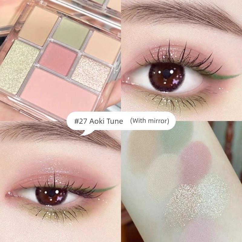Little Red Book Recommendation Qiqiao Eye Shadow Plate Genuine Goods Sequin Flash Powder Highlight Blush 2025 New Arrival Official Flagship Store