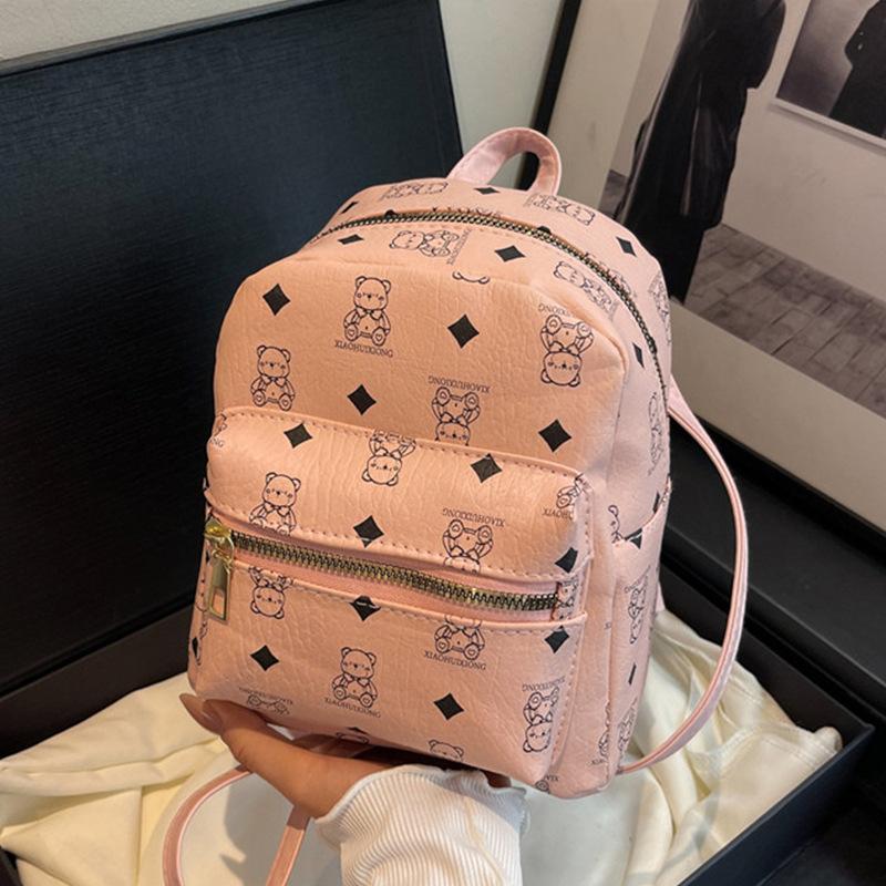 Ausländischer Stil Mode 2025 Sommer neuer Rucksack Trend Nischendesign Textur beliebt große Kapazität Druck