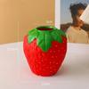 Resin Flower Pot Flower Arrangement Strawberry Vase Cute Fruit Pots  Office