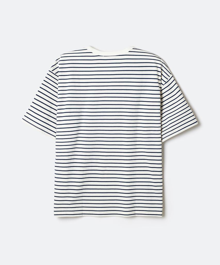 Seupao [Natural Cotton] Striped Short Sleeve T-Shirt_Sprsg25C03