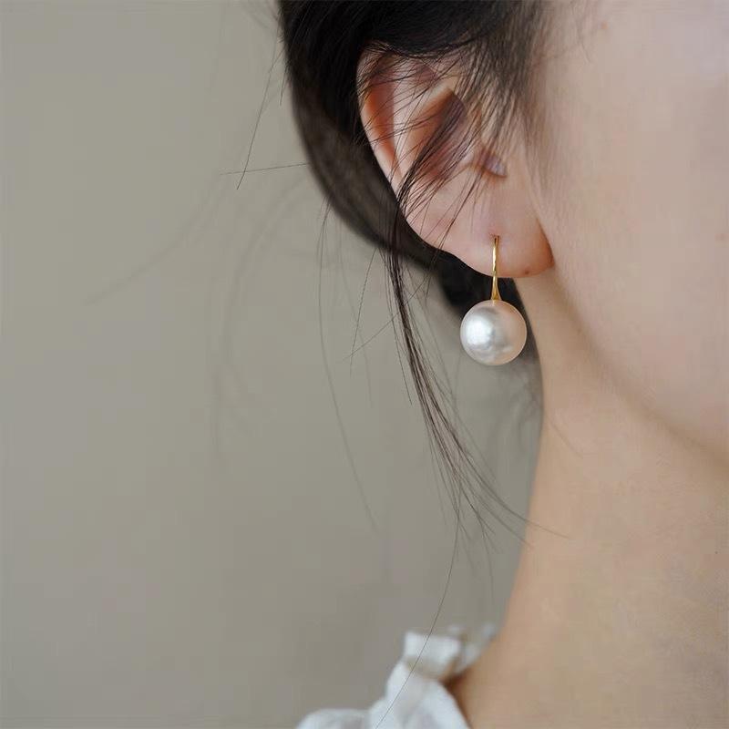 Pearl Earrings, Vintage Earrings, High-end and Luxurious Ear Pendants, Pearl Beads, Pearl Ear Hooks