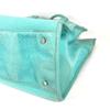 TIFFANY&Co. Hand Bag Jitney 2WAY Bag Shoulder Bag Crossbody Tote Bag Canvas blue