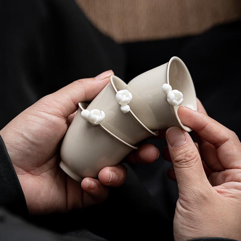 Shangqi Retro Handmade Ceramic Kung Fu Teacup