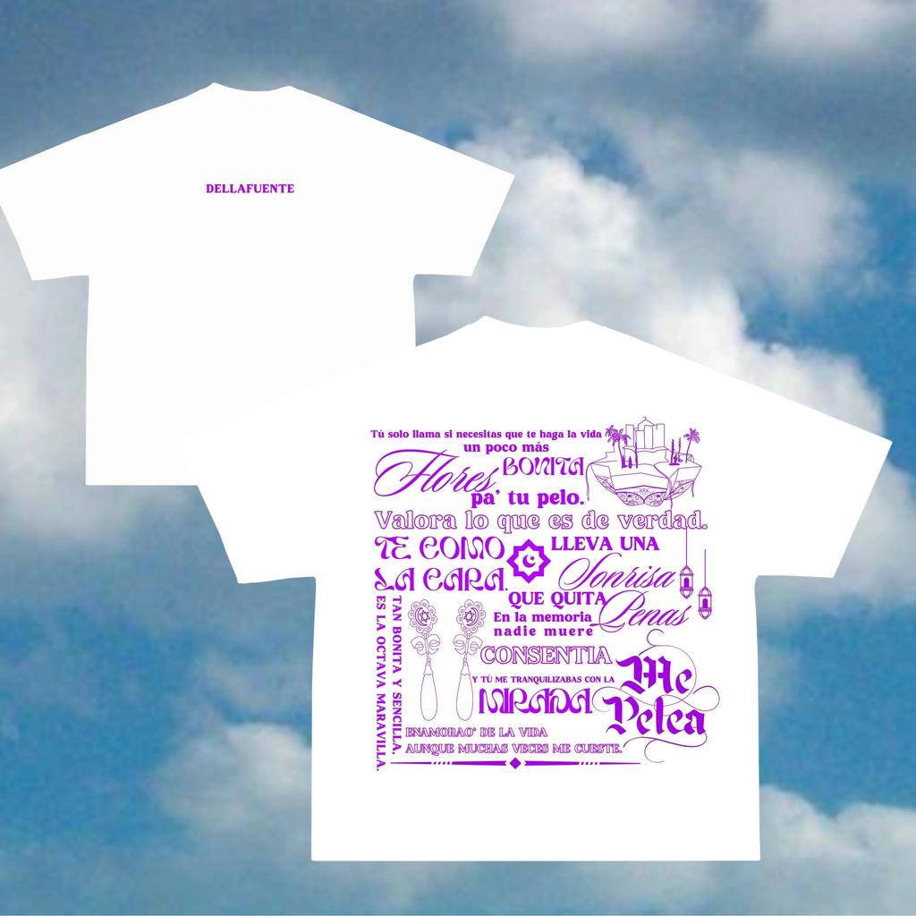 Vintage Lässige Hochwertige Baumwolle Druck Tops Rapper Dellafuente Für Die Sorgen Dellafuente Für Die Freuden T-Shirts Unseix