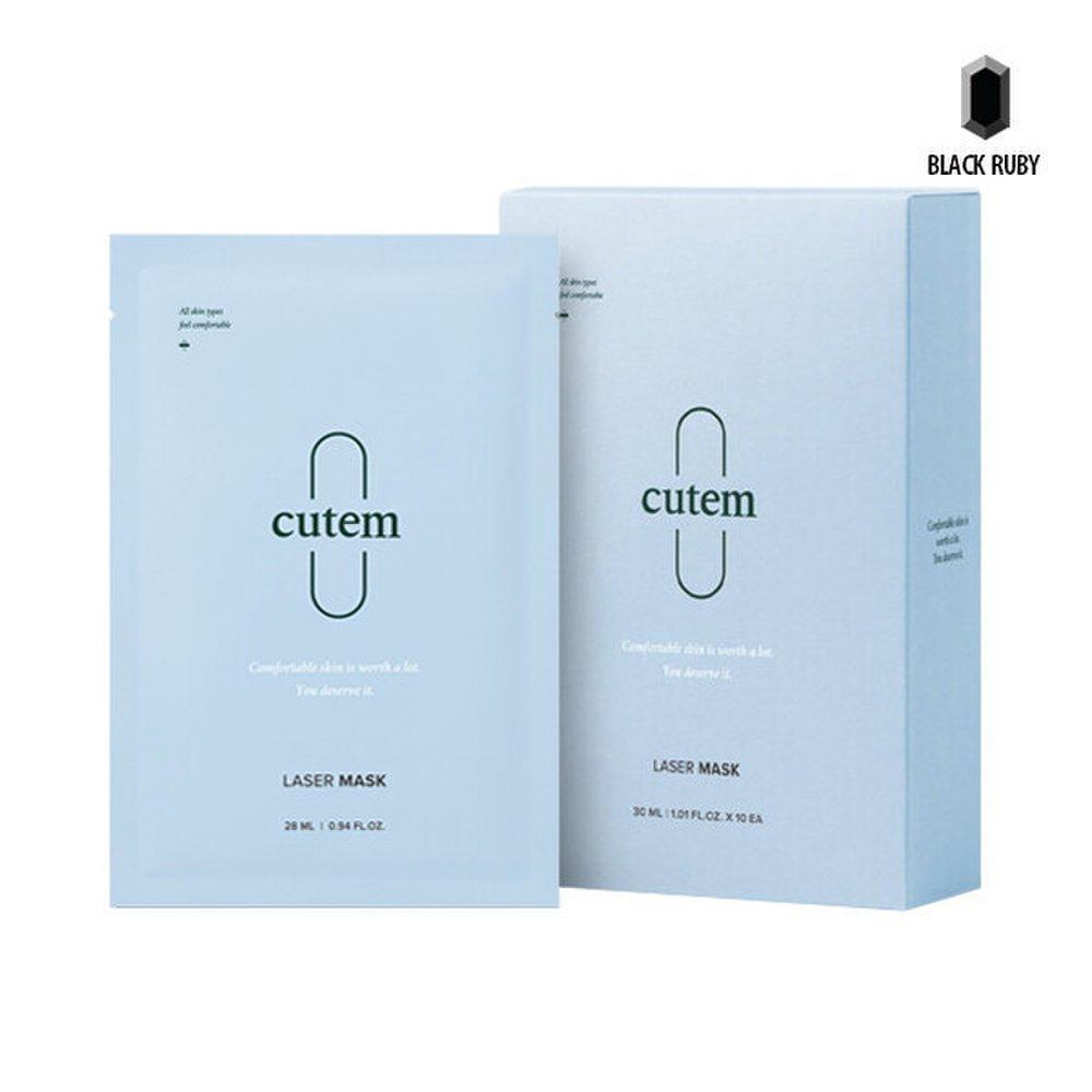 

CUTEM Laser Mask Set 28ml 10ea /Moisture soothing/Sensitive skin/Moist skin