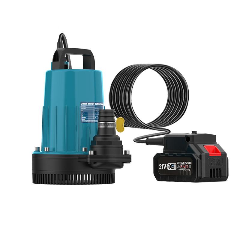 21V Lithium Submersible Pump Self-priming Portable Multifunctional Water Pump Fish Tank Water Exchange Pump