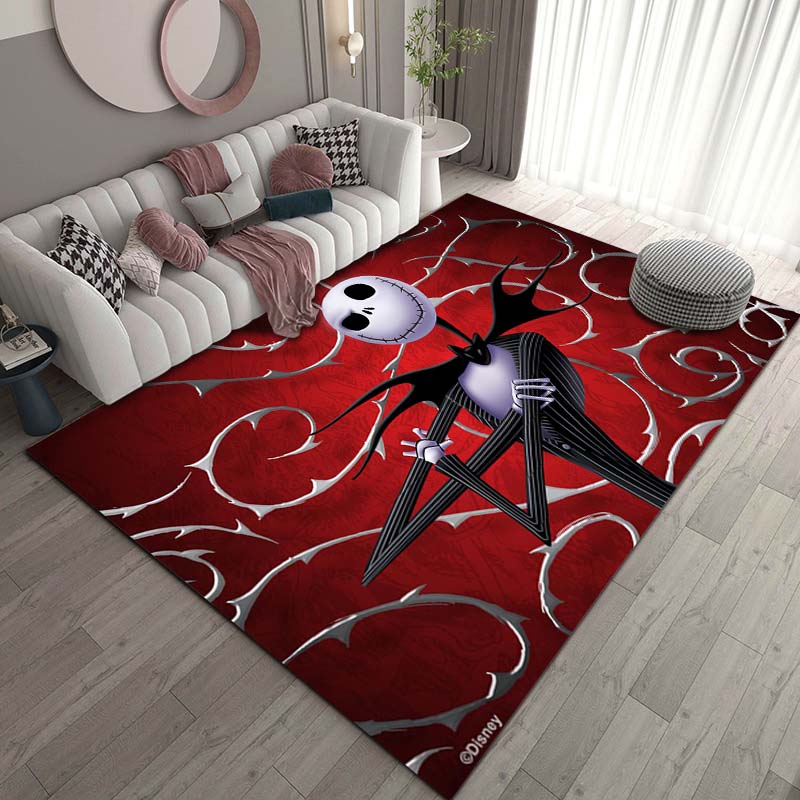 1PC The N-Nightmare Before Christmas Printing Carpet for Living Room Bedroom Kid's Room Home Decor Area Rug Non-slip Mat Gift