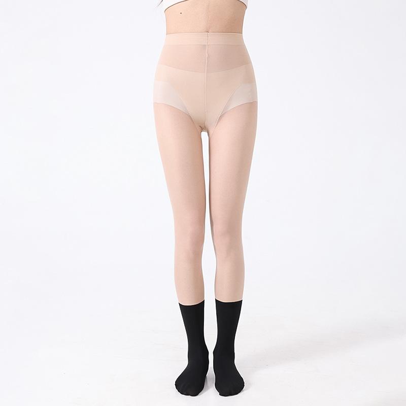 

Fake calf patchwork pantyhose for women, spring and autumn thin style, anti-snag, no crotch drop jk Slimming over-the-knee socks Simplicity in independent