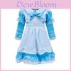 Halloween Girl Stage Costume With Bow And Lace Design For Childrens Fairy Tale Play
