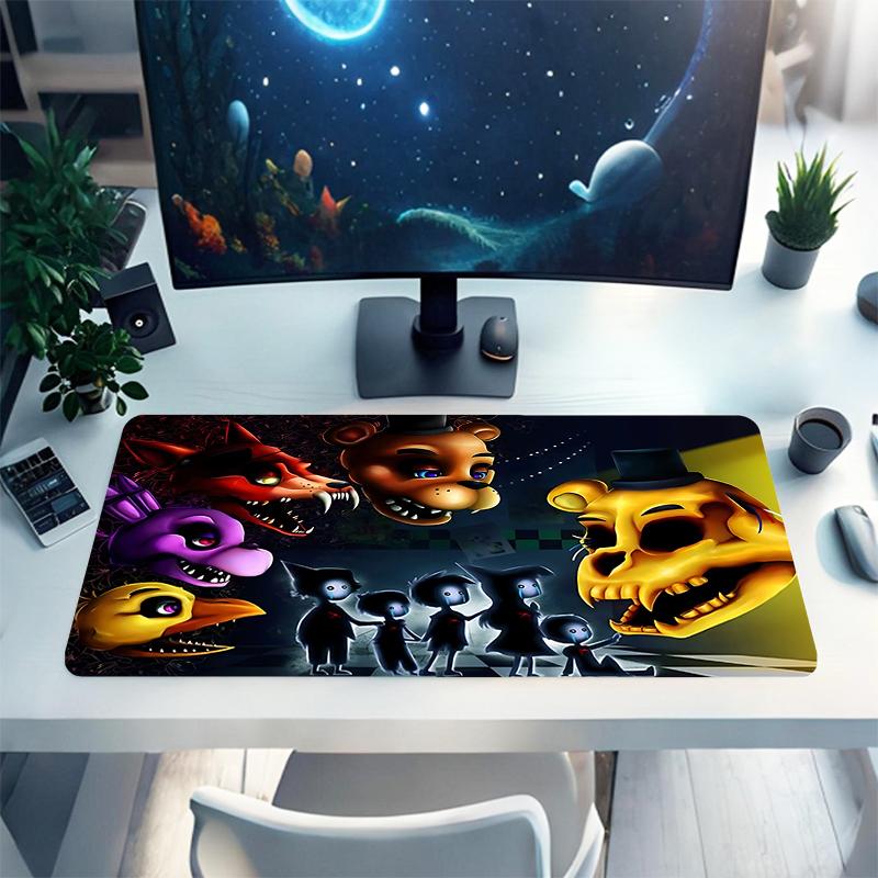 1Pc Five Nights Freddy'S Horror Gaming Mouse Pad Keyboard Desk Mat Non-slip Rubber Lock Edge Waterproof Computer Mousepad for Office Home Decor Y157