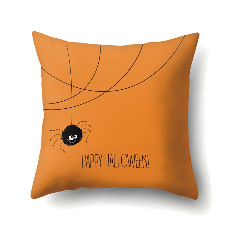Halloween Pillowcase Car Waist Pillow Pumpkin Sofa Cushion Cover Office Home Living Room Pillowcase