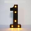 1PC 21.8cm LED Letter Light Luminous Letter and Number Night Light Suitable for Home Bar Wedding Birthday Party Decoration