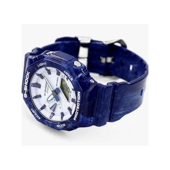 Б/у [Casio] CASIO G-SHOCK Аналогово-цифровые часы Серия 2100 WEB Limited Мужские GA-2100BWP-2A [Параллельный импорт]