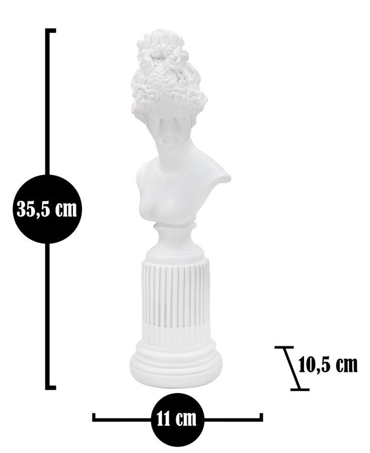 Skulptur Frau Cm 11X10,5X35,5