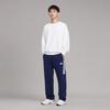 adidas Boxing Logo Side Stripe Elastic Retro Straight Leg Knitted Sports Pants Unisex Bottoms Dark-Blue TR30PR1BX-DBW