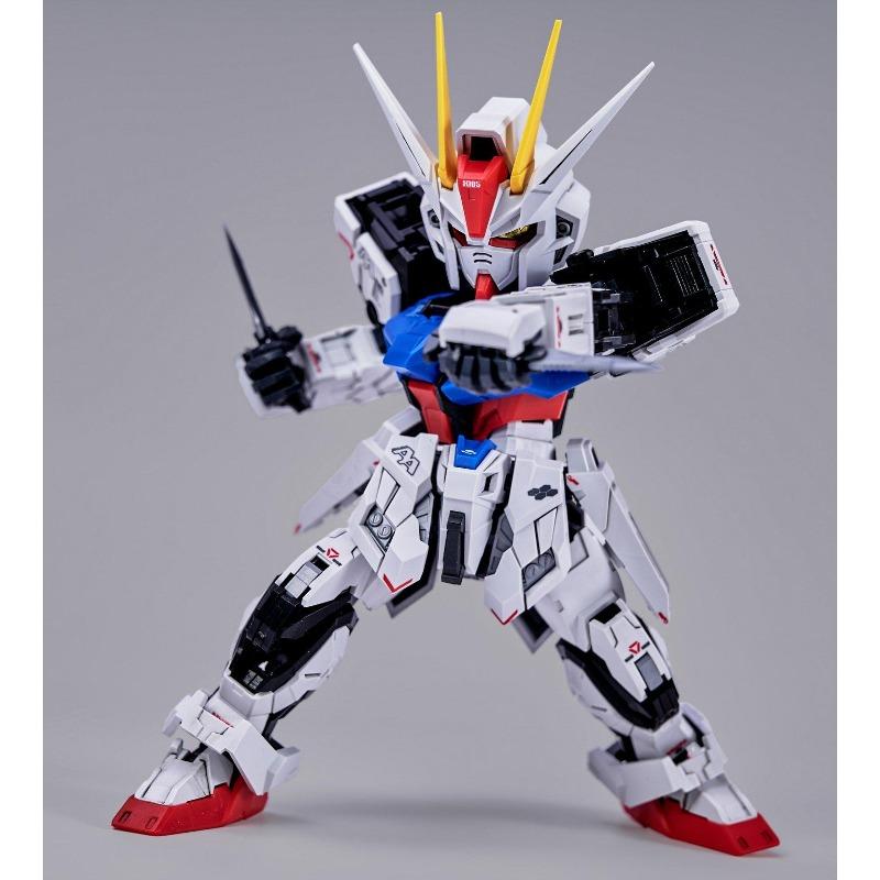 Model Azesd Strike Gat-X105 Mgsd Action Figure Aile Striker Gat-X105+Aqm/E-X01 Sd Assembly Mecha Model Chibi Collection Figures